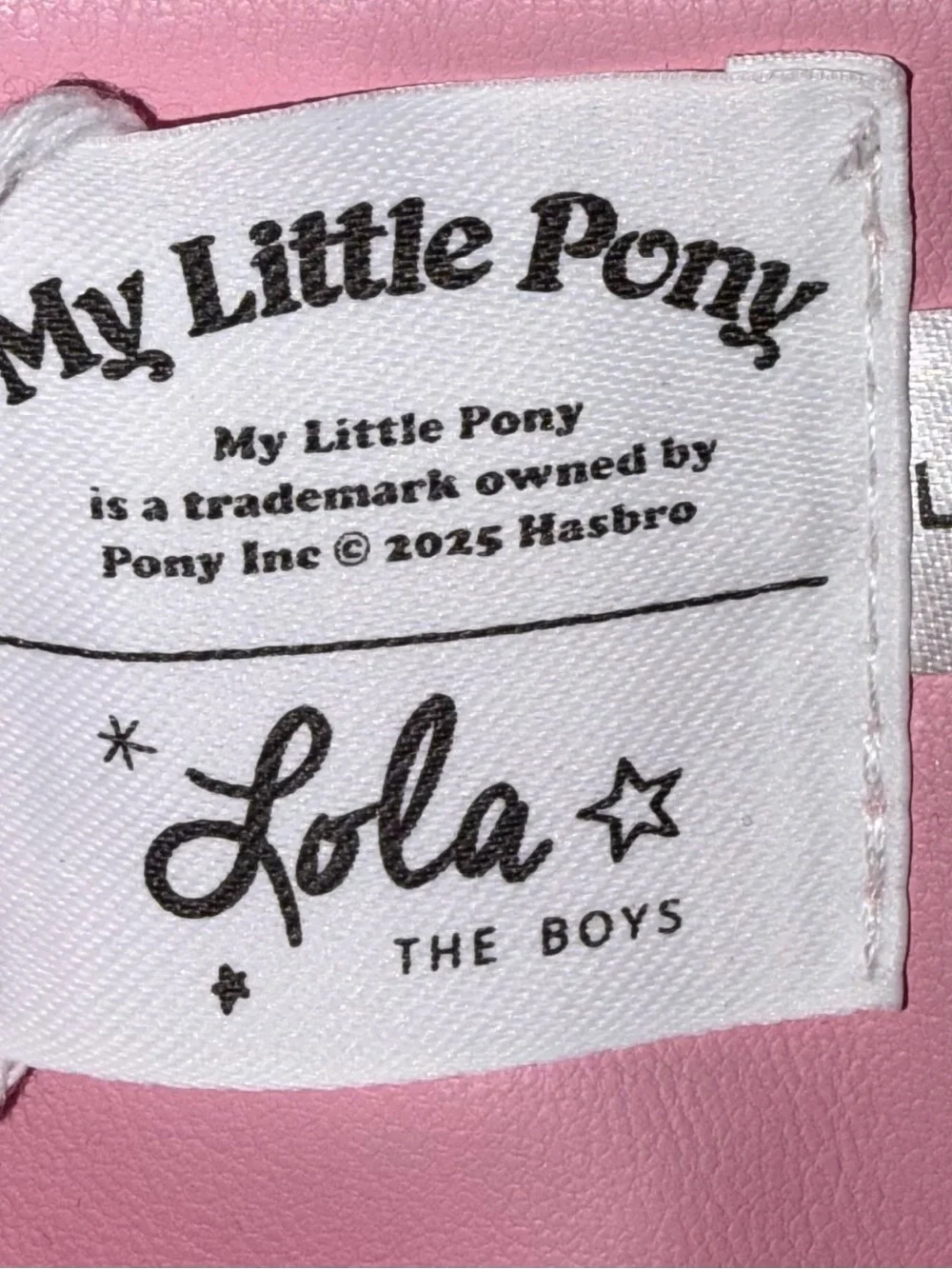 Lola and the Boys X My Little Pony Pink Believe Faux Leather Jacket sz 5 NWT